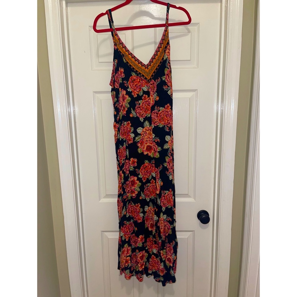 Exhilaration Jumpsuit plus size 2x with floral design
